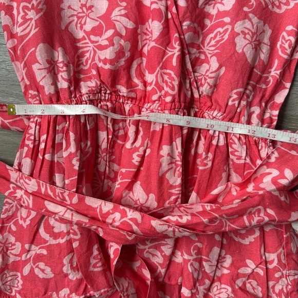 RAMY BROOK Jolie linen Floral Mini Tiered Dress Small - Picture 15 of 16